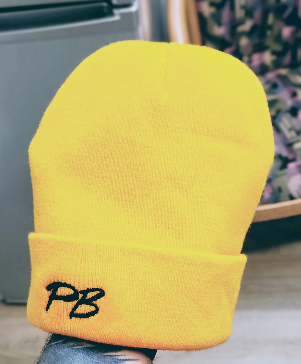 Aufnäher nach Maß – Gestickter Beanie